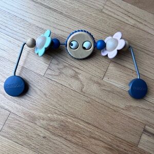 BabyBjorn Bouncer Accessory Wooden Toy |Blue and Pink Accents